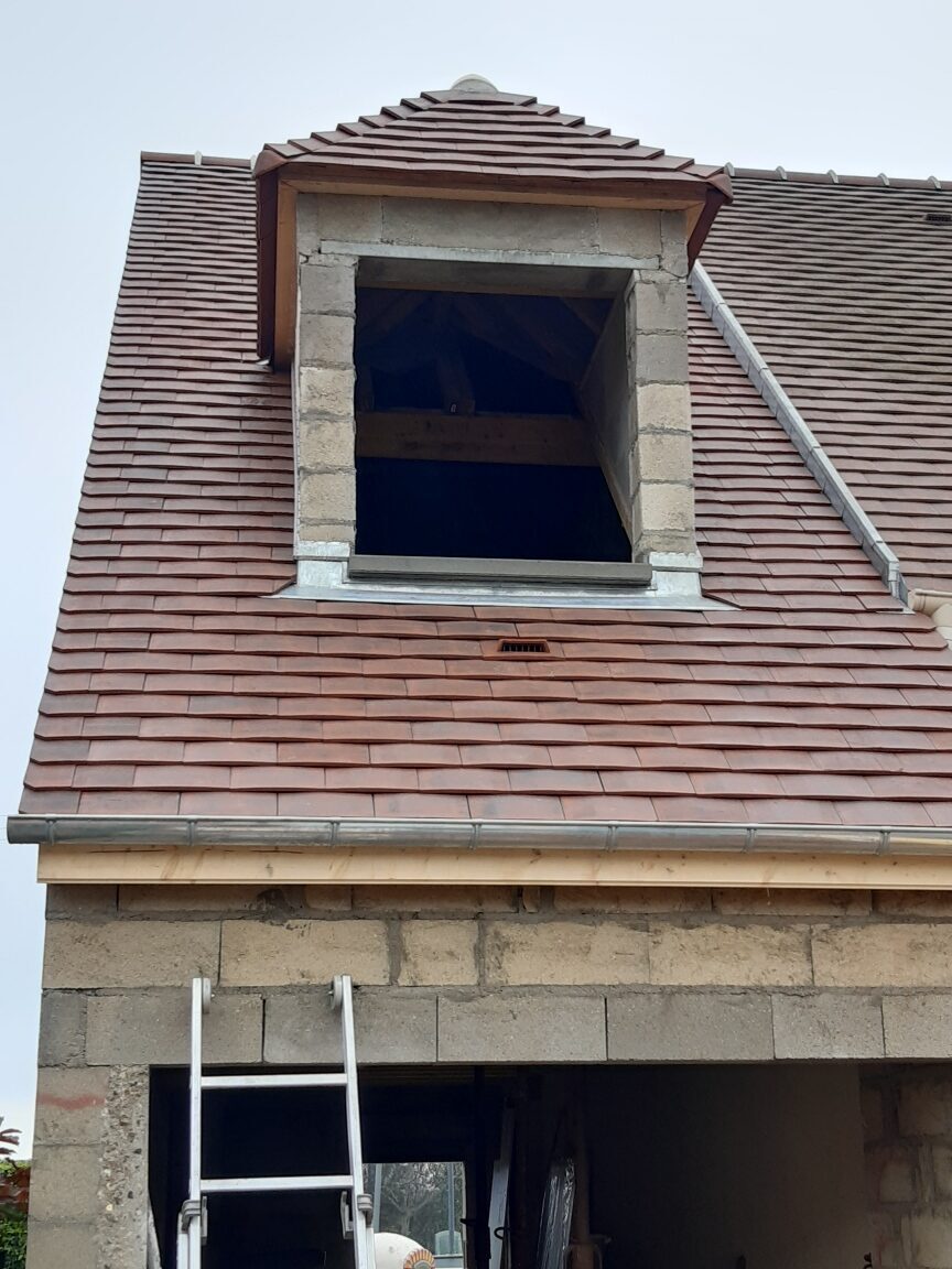 Tuile plate chantier 2